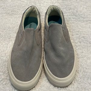 SeaVees suede slip ons. Women’s, size 6. Gray.